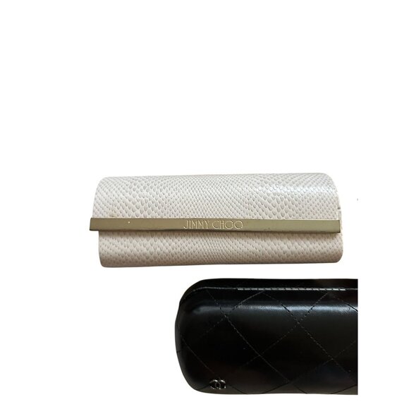 CHANEL JIMMY CHOO TORY BURCH Lot of 3 Sunglasses Cases - Picture 7 of 9